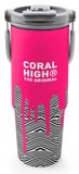 Coral High 900 ml Kız Çocuk Pembe Siyah Beyaz Boya Desenli Çelik Termos /Matara - 38718