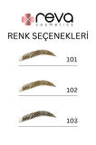 Koyu Kahverengi Likit Kaş Maskarası & Liquid Eyebrow Tattoo 5ml - No: 102 Vegan & Temiz Içerikli
