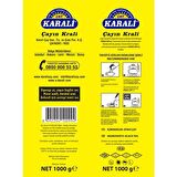 Karali Premium Organik Dökme Siyah Çay 1000 gr 