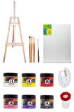 3 Ayaklı Şövale Daler Rowney 4'lü Fırça Seti Südor Mona Lisa Artist 125 Ml Akrilik Set 6'lı