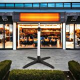 Girist Huxo Duvara Asma Aparatı ve Ayak Hediyeli  İnfrared Isıtıcı