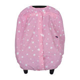 Sevi Bebe Anakucağı Örtüsü - Pembe Yıldızlı