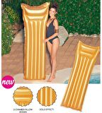 Altın Renk Unisex Deniz Yatağı 183x69 cm Gold Edition Float Fashion