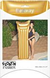 Altın Renk Unisex Deniz Yatağı 183x69 cm Gold Edition Float Fashion