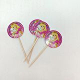 Barbie Temalı Karton Kürdan 20li 2