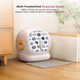 UBPet C20 Uyumlu Akıllı Kedi Tuvaleti Perdesi | Premium Kumaş, Mıknatıslı Giriş, Hijyenik ve Kolay Temizlenir
