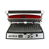 Arnica Tostit Maxi GH26244 Çıkartılabilir Plaka Granit 2000 W 6 Dilim Tost Makinesi