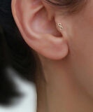 14 Ayar Altın Sonsuzluk Figürlü  Tragus Piercing