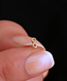 14 Ayar Altın Sonsuzluk Figürlü  Tragus Piercing