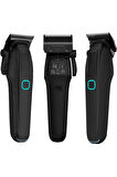 SUPREME TRİMMER Supreme Trimmer Siyah Recharge Clipper – 7500+ RPM Motor, 3 Saatlik Pil, Çıkarılabilir Batarya