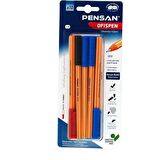Pensan Tükenmez Kalem Ofispen 1010 Karışık 10 Lu
