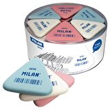 Milan 4836 Renkli Üçgen Silgi 3 Adet