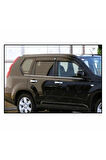 Nissan X-trail Uyumlu Krom Cam Çıtası 6 Prç. 2007-2014 P.çelik