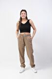 Kahverengi Çift Cepli Jogger Eşofman Altı