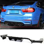 Bmw f30 f80 m3 vorsteiner arka tampon difüzörü  pianoblack