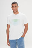 Altınyıldız Classics Beyaz Erkek T-Shirt 4A4824200005