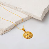 22 Ayar Altın Yaşam Çiçeği Kolye