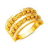 Dorika Işıltılı Kadın Altın Yüzük