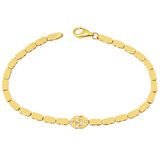 Spor 14 Ayar Altın Zarif Bileklik