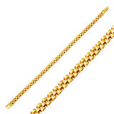 Rolex Tarzı Unisex 14 Ayar Altın Bileklik