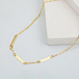 3 İsim Yazılabilen Altın Zincir Kolye 14 Ayar