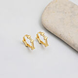 Üçgen Spor Altın Küpe