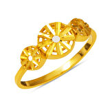 22 Ayar Yaşam Çiçeği Altın Yüzük