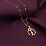 14 Ayar Altın Anne Çocuk Kolyesi