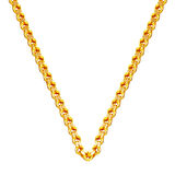 Altın Güverse Zincir (3mm Enli) 60 cm.