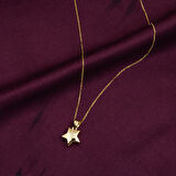 Yıldız 14 Ayar Altın Kolye