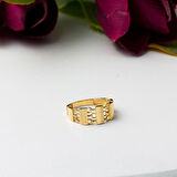 Taşsız Zincir Model Altın Yüzük