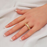 Silone 14 Ayar Taşsız Altın Yüzük