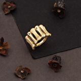 Seren Altın Tasarım Yüzük 14 Ayar