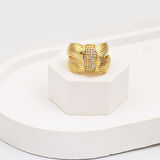 Sarmal 14 Ayar Altın Yüzük