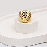 Veloria 14 Ayar Altın Tasarım Yüzük