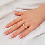 Zincir Model 14 Ayar Altın Yüzük