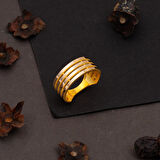 Ajda Altın Yüzük 4 Sıra 14 Ayar