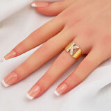 K Harfi Altın Yüzük