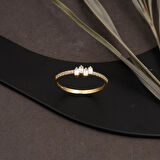 14 Ayar Altın Baget Minimal Yüzük