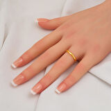 14 Ayar Altın Burgulu Yüzük