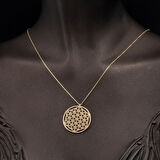 Kazaziye 14 Ayar Altın Kolye