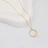 Başak 14 Ayar Altın Kolye