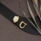 Baget Altın Kadın Küpe