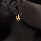 Kaburga Ajda 14 Ayar Altın Küpe