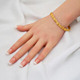 Başak Çiçeği 14 Ayar Altın Bileklik