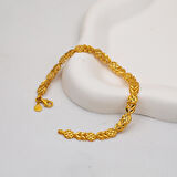 Başak Çiçeği 14 Ayar Altın Bileklik