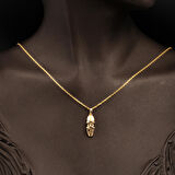 Kristal Düğüm 14 Ayar Altın Takı Seti