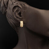 Atlamalı Taşlı 14 Ayar Üçlü Altın set