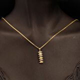 Mimoza 14 Ayar Altın Takı Seti