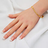 Parıltılı Ajda Bileklik 14 Ayar Altın